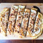 Gluten-free Pear, Hazelnut, & Goat Cheese Flatbread