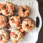 Gluten-Free Peaches and Coconut Cream Doughnuts