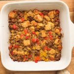 Gluten-free italian sausage and cornbread stuffing