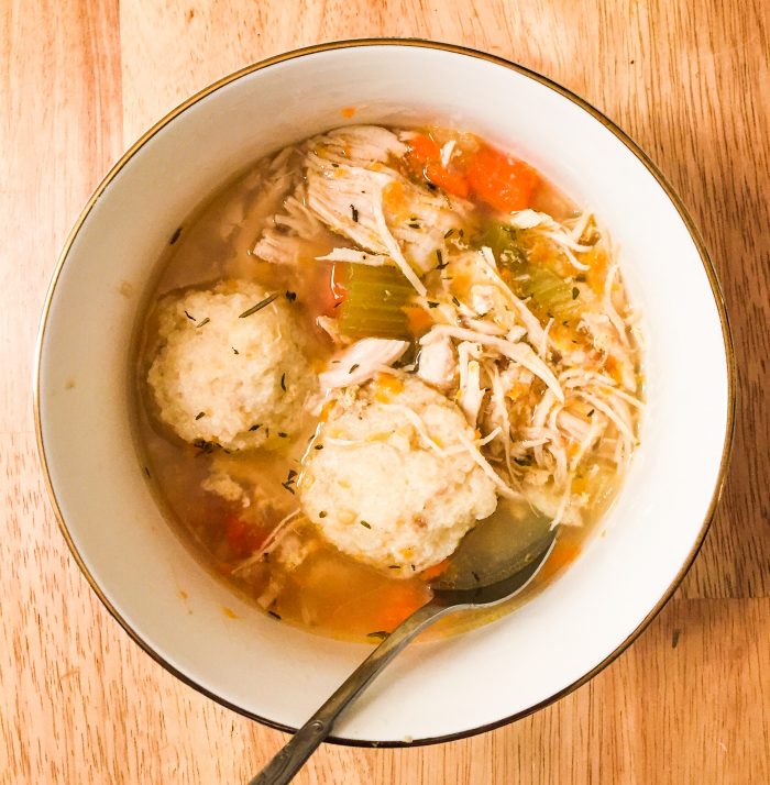 gluten free matzo ball soup is delicious and easy to make