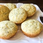 paleo lemon poppy seed pancake muffins