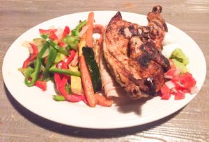 cocina cucamonga roasted chicken with veggies