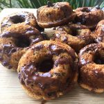 Peanut Butter and Banana Paleo Pancake Doughnuts